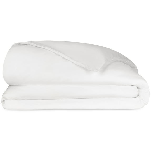 Silvon White Full Duvet Cover for Acne Prone Skin | Silver Infused Supima Cotton