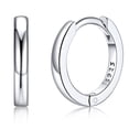 thumbnail image 1 of Silvora Pure Sterling Silver Small Hoop Earring for Women 10mm Hypoallergenic Tiny Huggie Earrings Cartilage Earring Jewelry Gift, 1 of 7