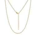 thumbnail image 1 of Silvora 14K Gold Plated Chain Necklace for Women Men, 2mm Stainless Steel Necklace for Pendant Gift Jewelry Mother's Day Gift for Mom,Grandma, 26 Inches, 1 of 8