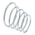 thumbnail image 1 of Silvora 5pcs Sterling Silver Knuckle Rings Set for Women Stacking Midi Ring Thin FingerRings Jewelry Gift for Daughter Mom Size 3.5-7, 1 of 8
