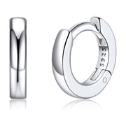 Silvora Pure Sterling Silver Small Hoops Earring for Women 6mm Huggie Earrings Hypoallergenic Cartilage Earring Tiny Hoop Jewelry Gift