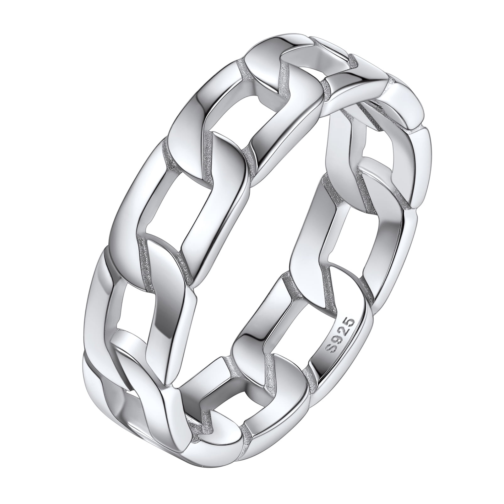Lukas Czaplewski on LinkedIn: Updated render #3 - a pair of sterling silver  Cuban link rings with bezel…