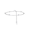 thumbnail image 1 of Silvora Beaded Chain Anklet for Women Stainless Steel Ankle Bracelet Dainty Adjustable Foot Chain Waterproof Summer Beach Jewelry Gifts for Daughter Birthday Mothers Day Christmas, 1 of 6