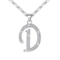 thumbnail image 1 of Silvora Initial Necklace for Women Platinum Plated CZ Crystal Personalized Letter D Pendant Necklace Shiny Dainty Jewelry Gifts for Granddaughter Sister Friends Christmas, 1 of 7