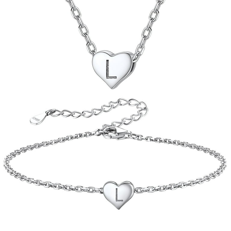 Letter & Marquise Combination Linking Bracelet With Lobster Clasp In 925 Silver Fashion Jewelry For Girls - Foto 10