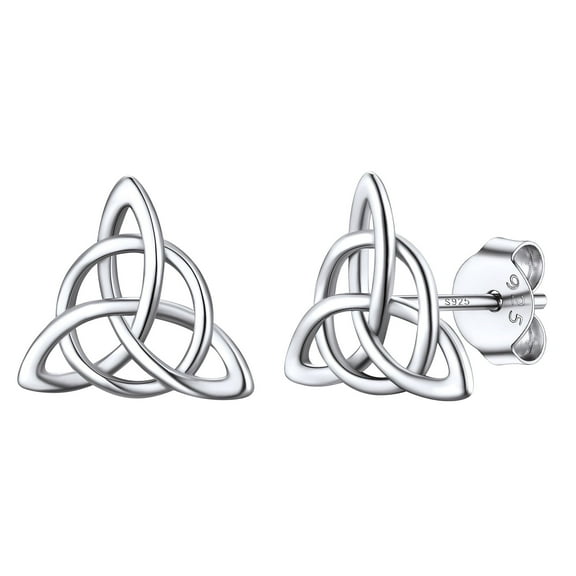 Silvora Sterling Silver Earrings Women Norse Celtic Knot Drop Dangle Earring Jewelry Gift for Wife Mom Daughter Girlfirend