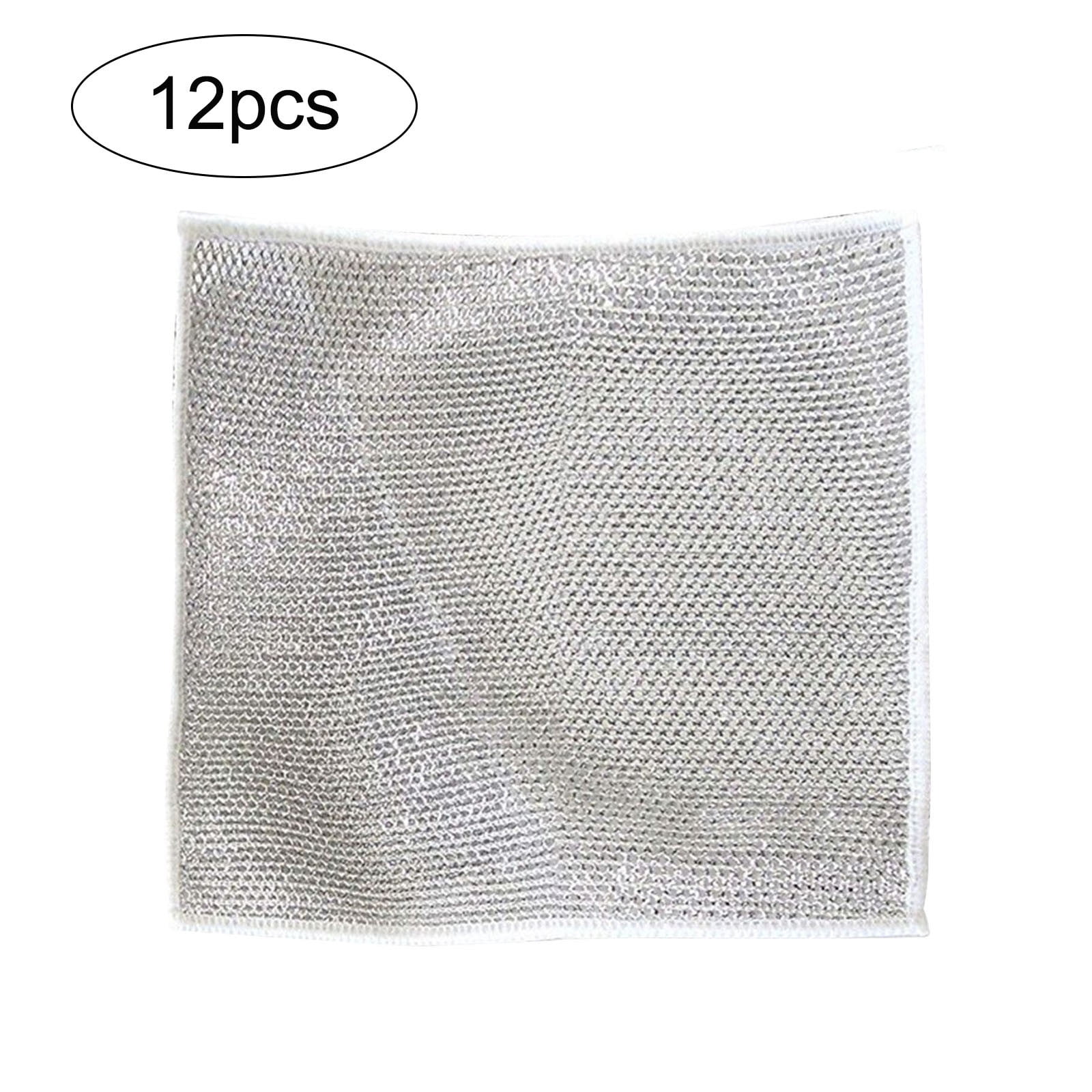 Silvr Wire Rag Cleaning Cloth NonStick Oil Rag Kitchen Stove