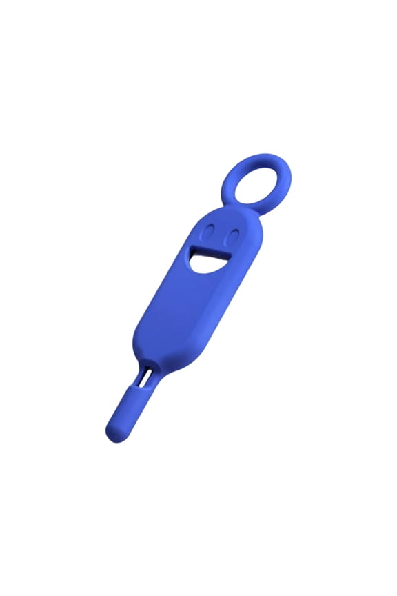 Sim Card Removal Tool Set, Oimcto Stainless Steel Ejection Pins with Silicone Sleeve & Keychain, Portable for Smartphones, Tablets, Universal Compatibility, Blue