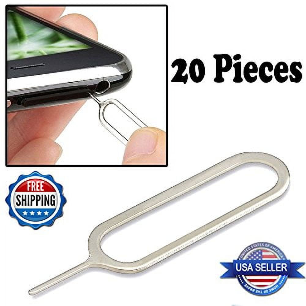 Sim Card Tray Open Eject Pin Key Tool Compatible for All Iphones (20