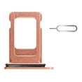 thumbnail image 1 of Sim Card Tray for iPhone XR - Sim Card Tray Holder Replacement for iPhone XR 6.1 Inch with Waterproof Rubber & Eject Pin(Single Sim Version)-Coral, 1 of 1