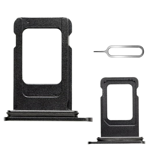 Sim Card Tray for iPhone XR  -  Sim Card Tray Holder Replacement for iPhone XR 6.1 Inch with Waterproof Rubber & Eject Pin(Single Sim Version)