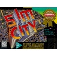 thumbnail image 1 of Restored Sim City Nintendo NES Classic Video Game Physical Format Role-Playing Turn-Based Strategy Real-Time Strategy, 1 of 1