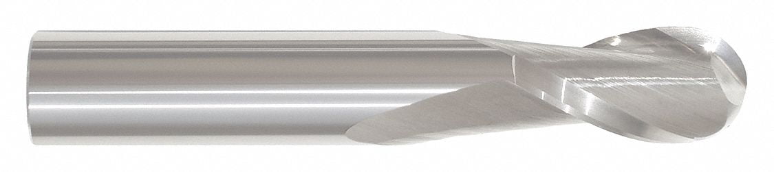 Sim Supply Ball End Mill,Single End,5.00mm,Carbide  221-001450C