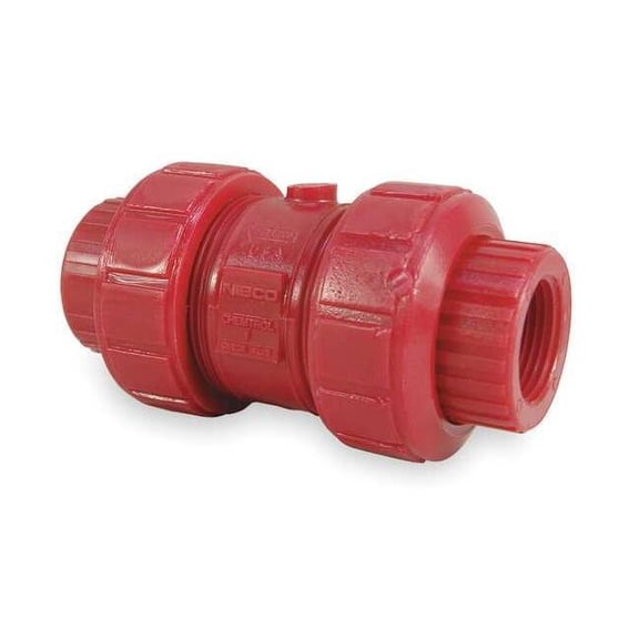 Manufacturer Varies 1/2" FPT Kynar Ball Check Valve T65BC-V 1/2