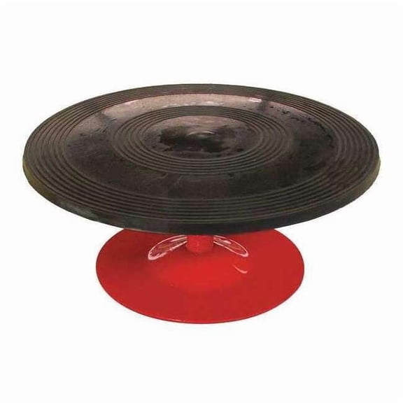 500 lb. Capacity Steel and Rubber Benchtop Turntable 12" Dia. 26W566