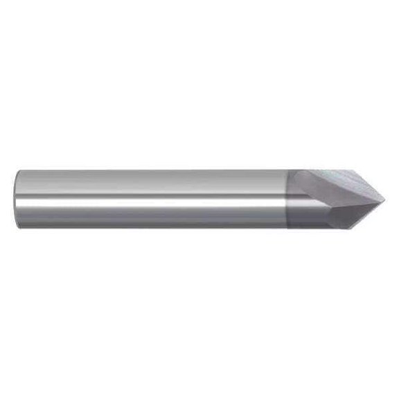 Manufacturer Varies Chamfer End Mill,1/4 in. Dia,Carbide,209 209-082250B