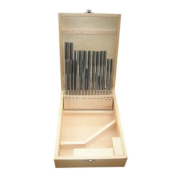 Manufacturer Varies Chucking Reamer Sets,1/16In- 1/2In,29pc 11V302