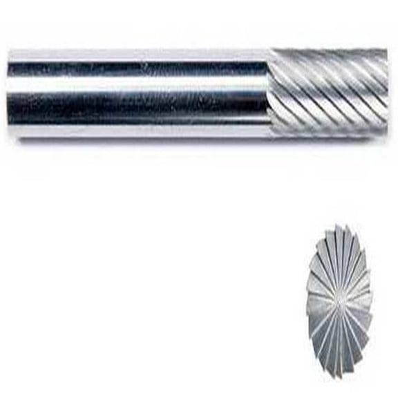 Carbide Bur,End Cut,1/4 19D653