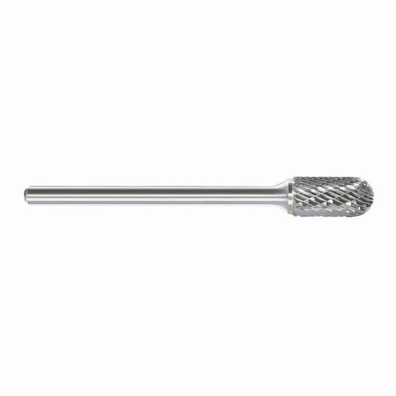 Manufacturer Varies Carbide Bur,Radius End,3/8 In,1/4 Shank 310-002706