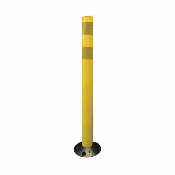 Delineator Post, Polyurethane, High-Intensity Prismatic, 36" Height, 3.5 lb, Yellow