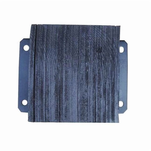 Dock Bumper,12x6x16 In.,Rubber 26W585
