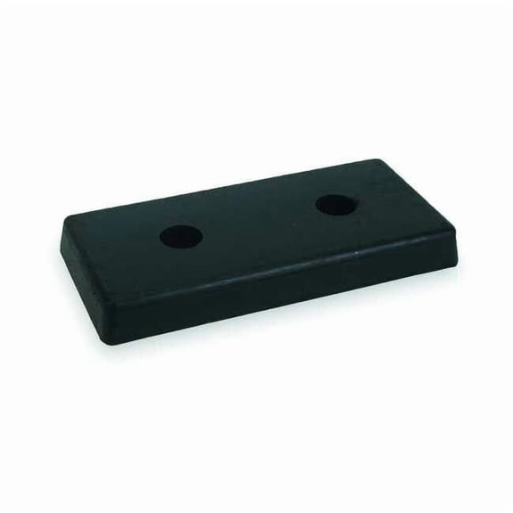 Dock Bumper,8x2x17-1/2 In.,Rubber 2MYR2