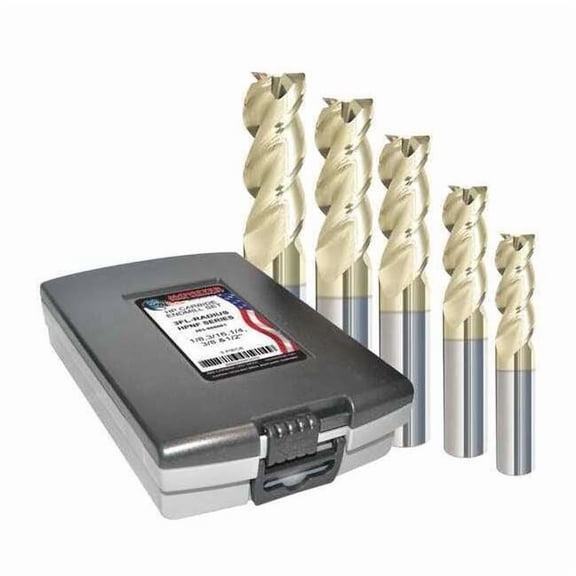 Corner Radius End Mill Set,Single End 283-888882