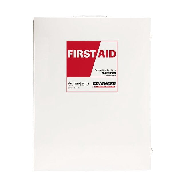 First Aid Kit and Housing, Metal 1,890 Components, 200 People Served 54768-021
