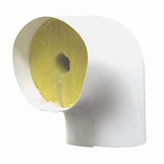 1" Fiberglass Elbow Pipe Fitting Insulation, 1" Wall ELL303