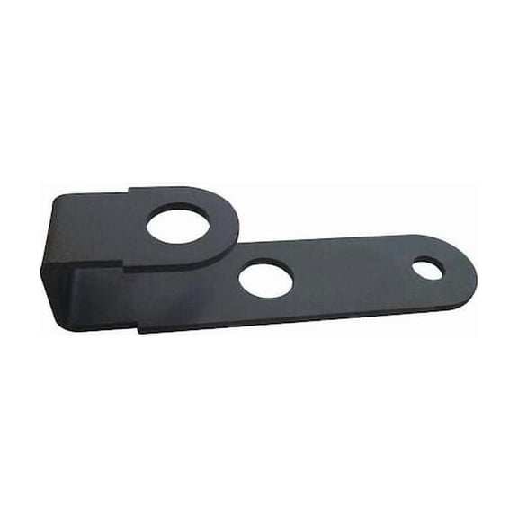 Mounting Bracket, Steel, 1 1/2 in Height, 1 1/3 in Length, 0.5 lb, Black