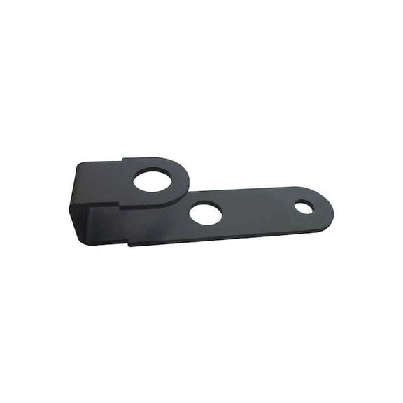 Mounting Bracket, Steel, 1 1/2 in Height, 1 1/3 in Length, 0.5 lb, Black