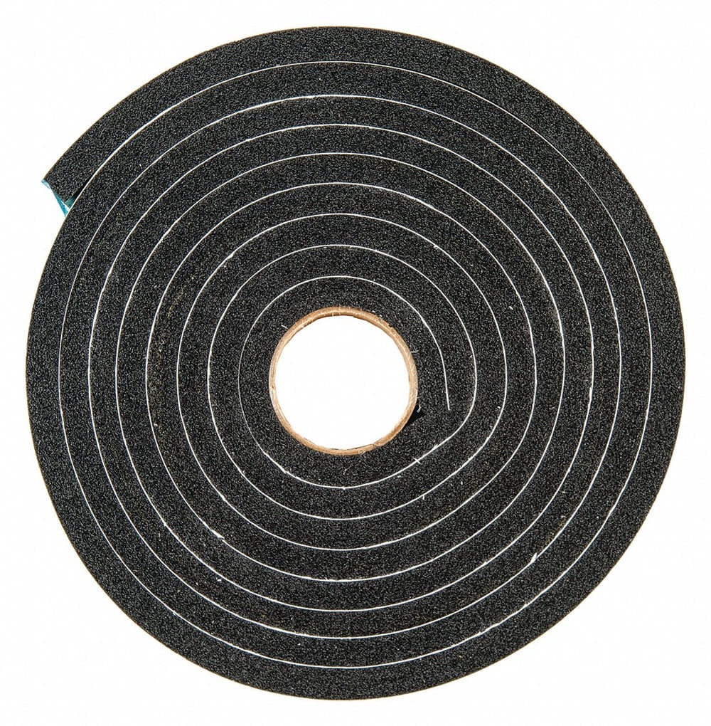 Sim Supply Foam Seal,10 ft.,3-4 in. W,Black,PVC 2RRF4 2RRF4 ZO-G3362335