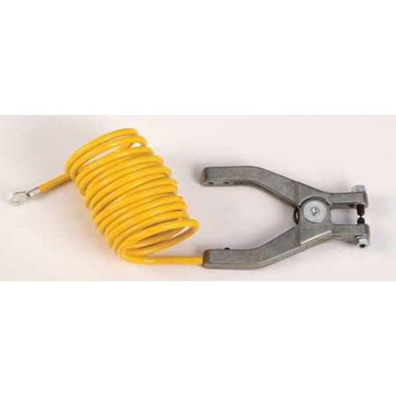 Sim Supply Ground Clamp with Vinyl Coated Wire 08497