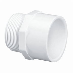 PVC Male Adapter, MNPT x Socket, 1-1/2 in Pipe Size 436015