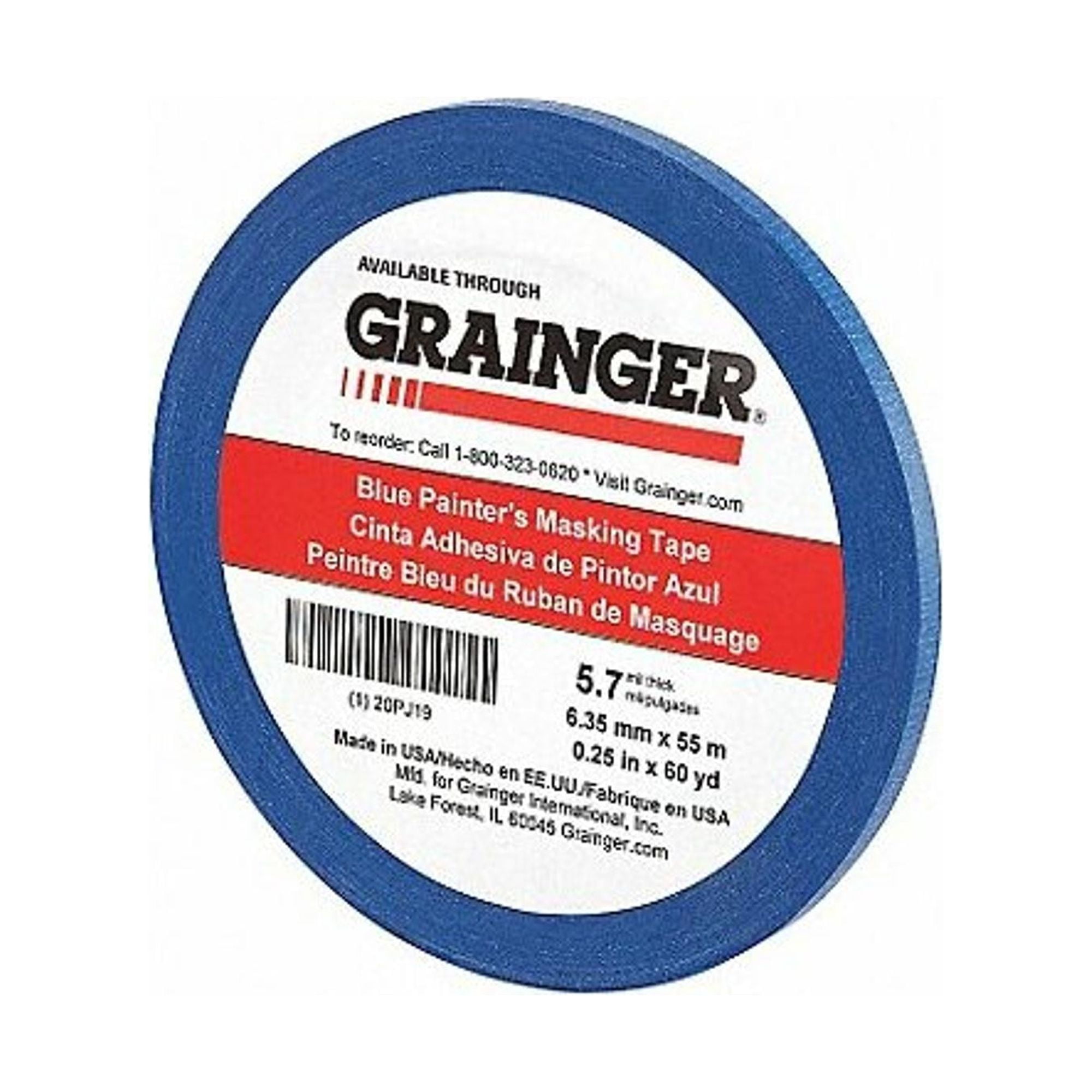 MMBM 32 Rolls - 5.7 Mil - Blue Multipurpose Painters Masking Tape  Withstands Paint Splashes, High Performance Acrylic Adhesive, Strong &  Durable, 3 x