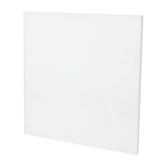 White Polypropylene Sheet Stock 48" L x 24" W x 0.094" Thick