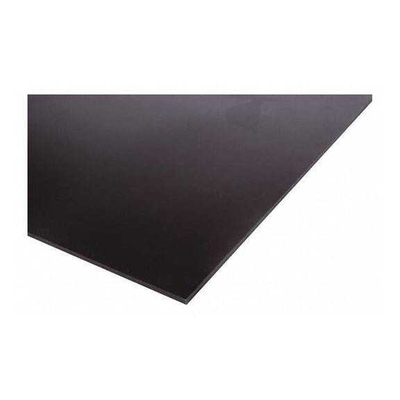 Black UHMW Sheet Stock 24" L x 12" W x 0.375" Thick
