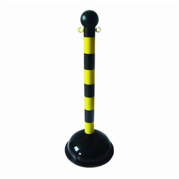 Post,Warning,41 In H,Black/Yellow 33L680