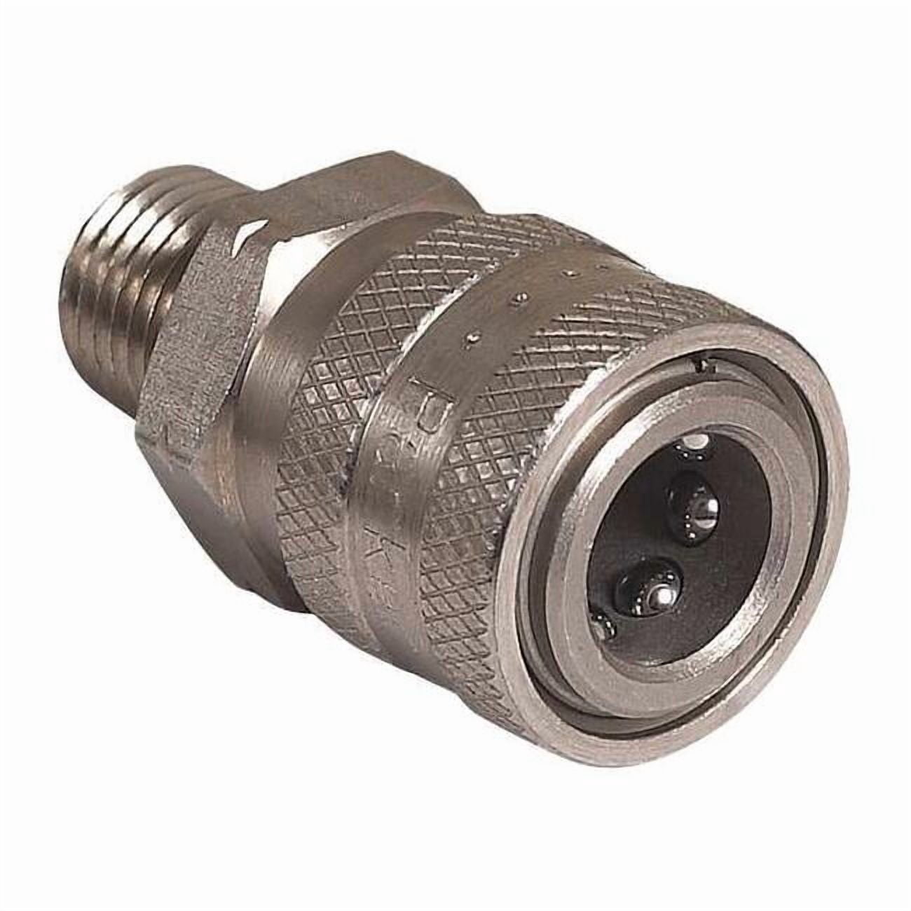 Mi-T-M Quick-Connect Coupler,1/4 (M) x 1/4 17-0020