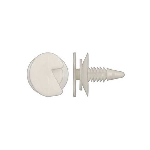 Push-In Rivet, Dome Head, 1/4 in Dia., 29/32 in L, Nylon Body, 50 PK 5264PK