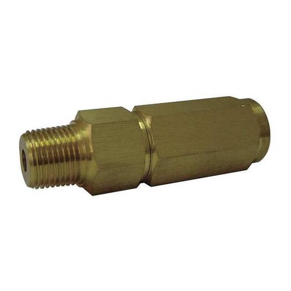 Sim Supply Snubber,Piston,1/2 In NPT,5000 psi,Brass  5TUL7