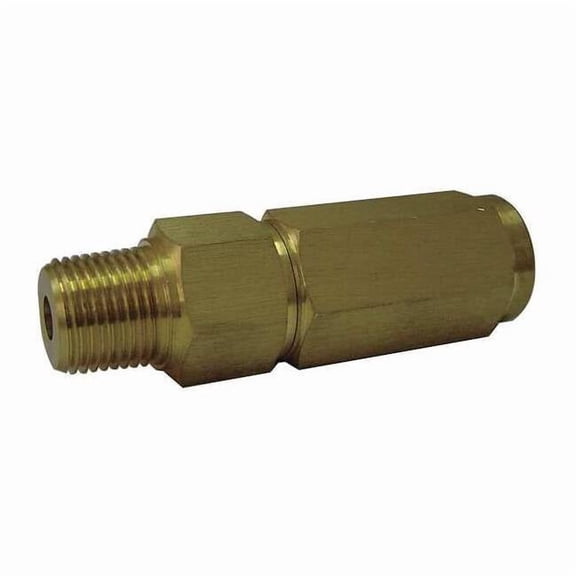 Sim Supply Snubber,Piston,1/2 In NPT,5000 psi,Brass  5TUL7