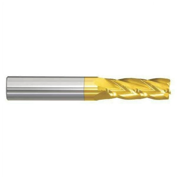 Manufacturer Varies End Mill,1/4 in.4 Flutes,TiN 206-001131