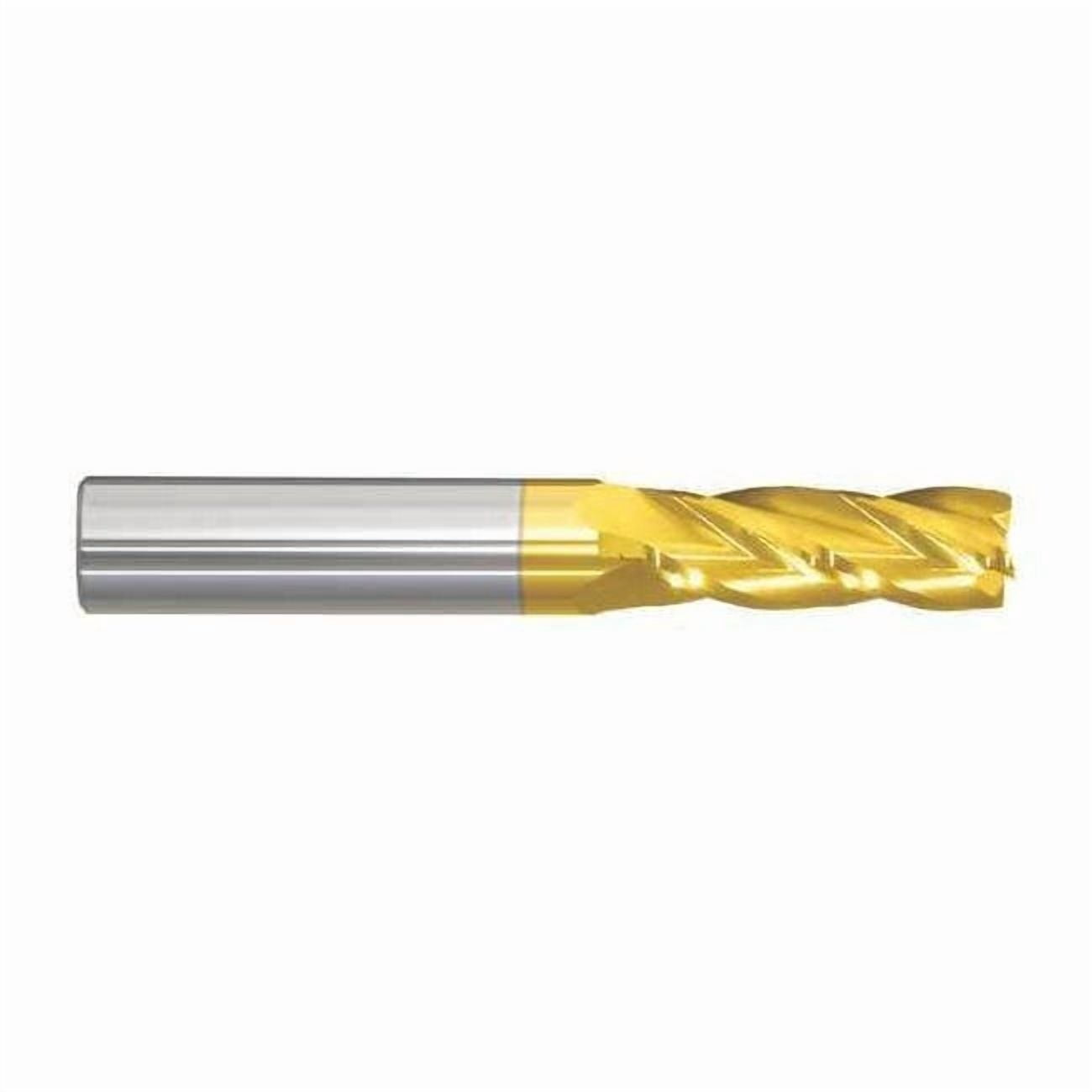 Manufacturer Varies End Mill,3/8 in.4 Flutes,TiN 206-001171