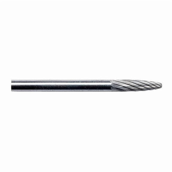 Manufacturer Varies Carbide Bur,Round Nose Tree,1/4 19D718