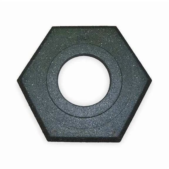 Trim Line Base, For Looper Top Channelizer Cones, 16 lb Weight, Recycled Rubber, 18 in Width, Black