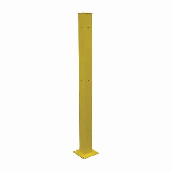 Tubular Mounting Post,10 In x 72 In,Ylw 21XM02