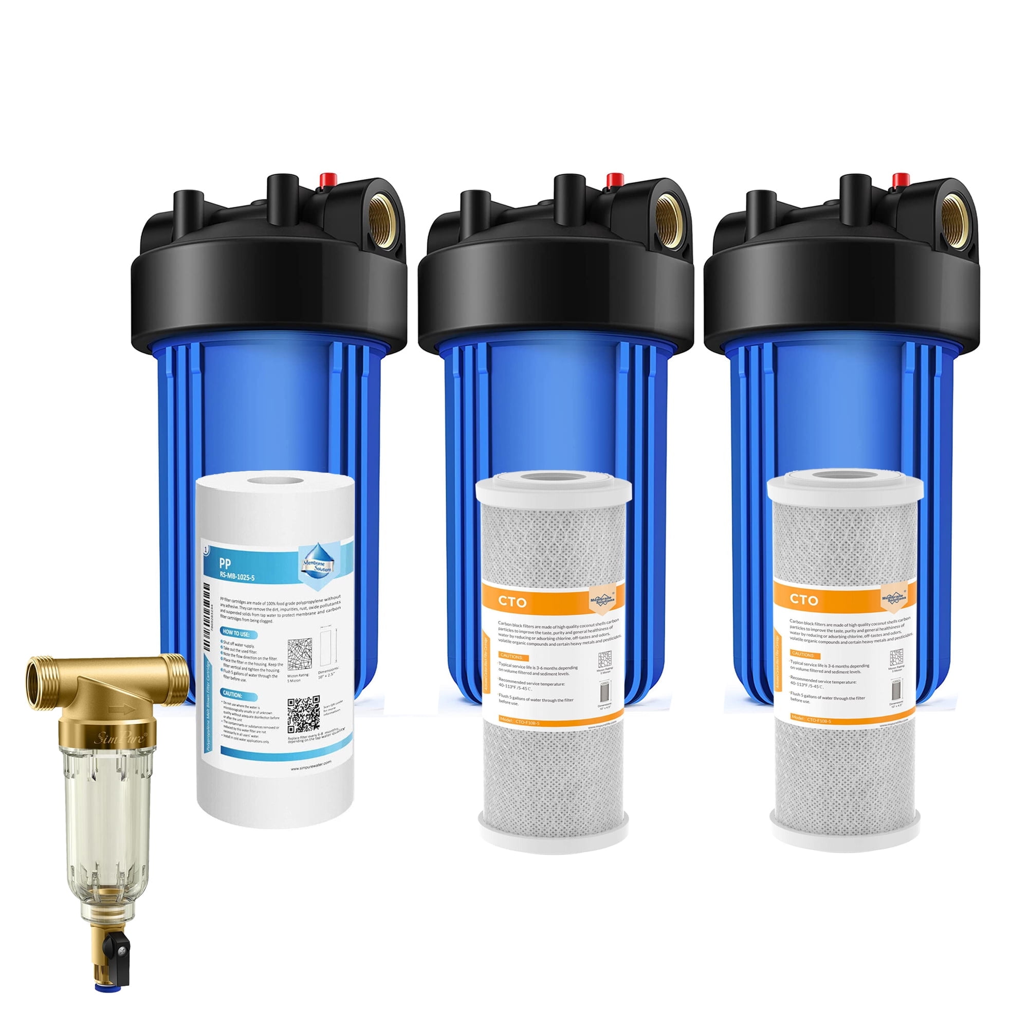 3*DB10P Housing+1*PP Filter+2*CTO Filter+1*DC5P