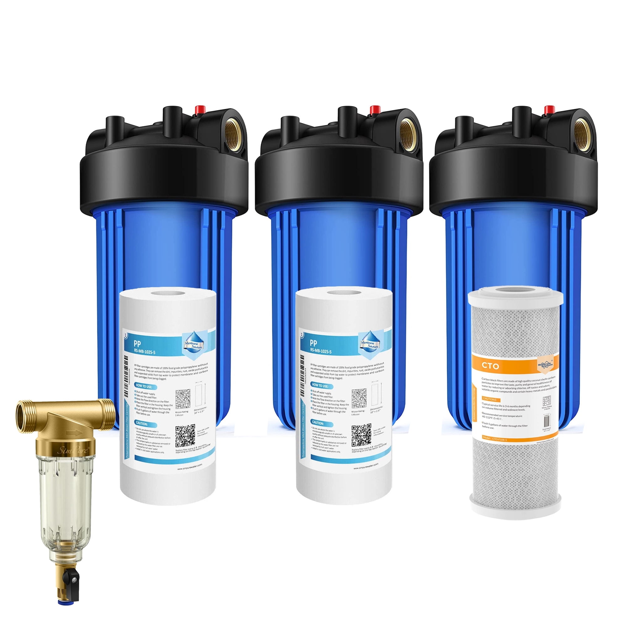 3*DB10P Housing+2*PP Filter+1*CTO Filter+1*DC5P