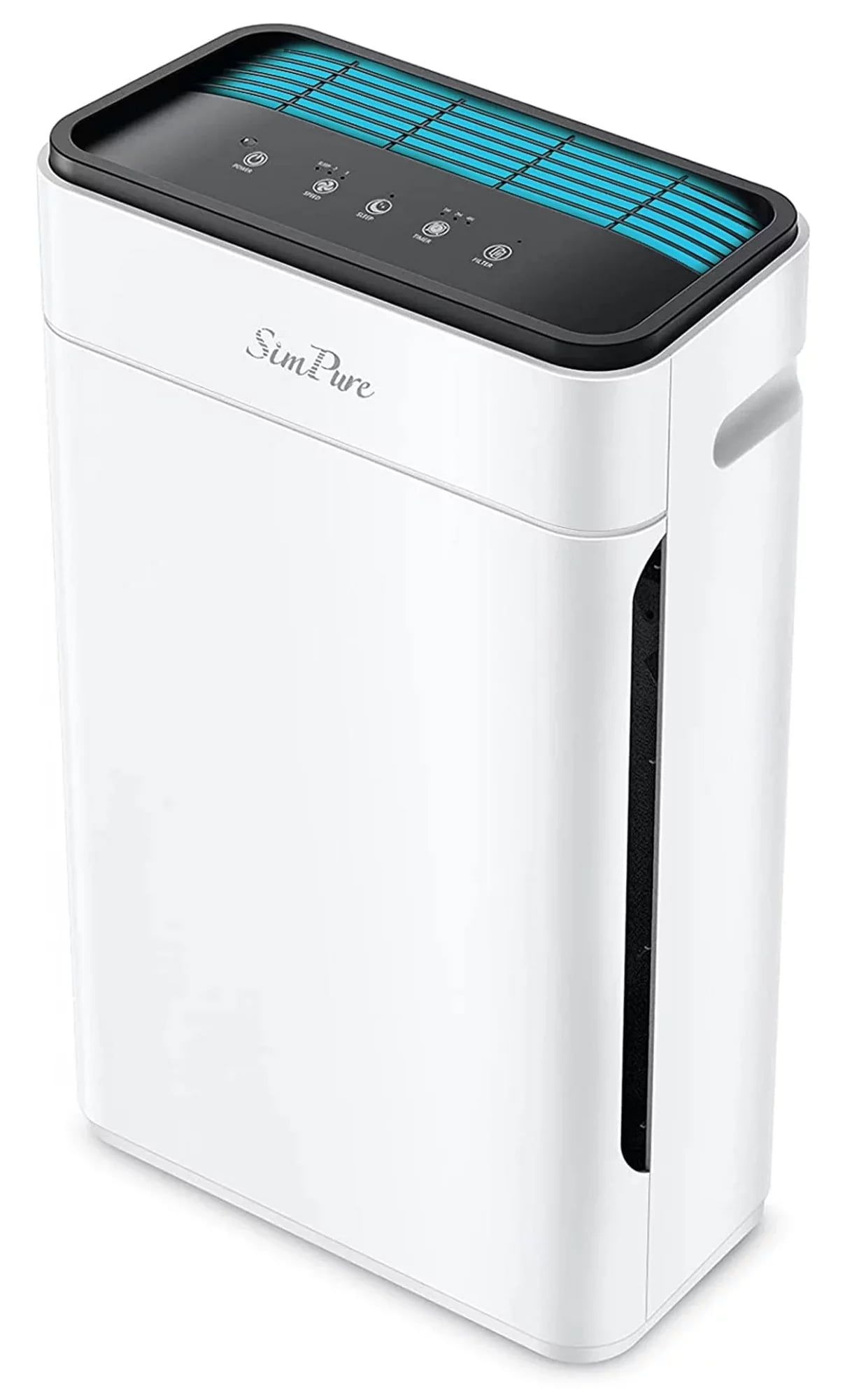SimPure HP8 HEPA Air Purifier Air Filter Cleaner for Large Room 800 Sq Ft Removal Allergies Fire Smoke Dust White